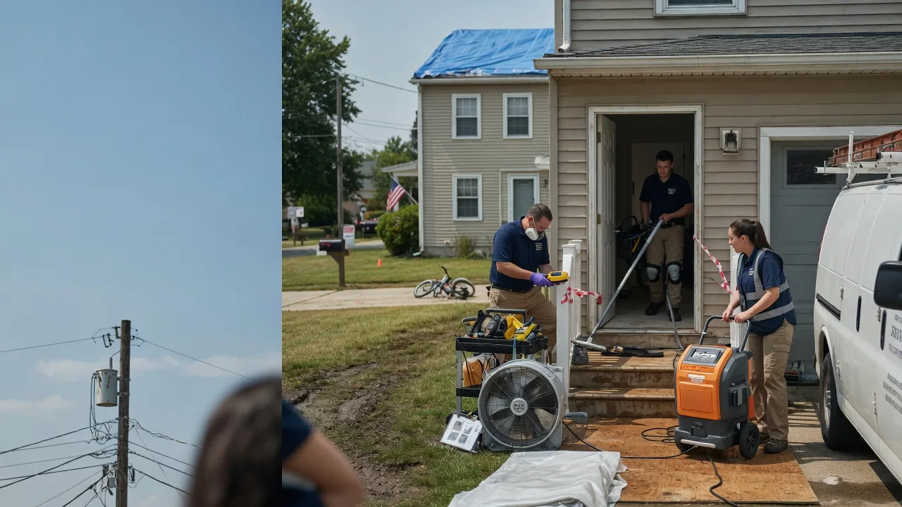Water Damage Repair in Greentown, IN near me
